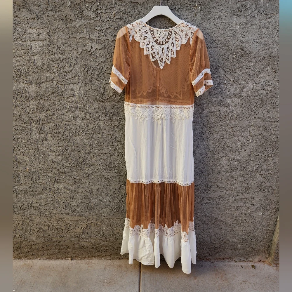 For Love And Lemons White Carmine Maxi Dress - Picture 9 of 10